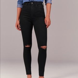 NWT Abercrombie and Fitch ultra high rise jeans